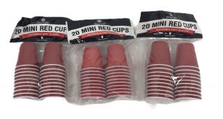 Mini Red Solo Cup Shot Glasses 60 Count jello shots party 2 Oz Individual 2