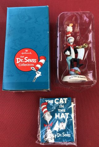 Hallmark Keepsake Hat Tricks Cat In The Hat Dr.  Seuss Figurine Qsu2027 Nib 2000
