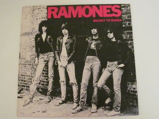 Ramones Lp Record Rocket To Russia 1978 With Inner Sleeve Punk Rock Album