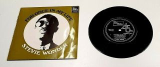 Stevie Wonder " For Once In My Life " 1968 Oz Only Press Near 45rpm Vinyl Ep