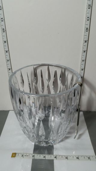 Marquis By Waterford Rainfall Ice Bucket With 18/8 Stainless Steel Tongs