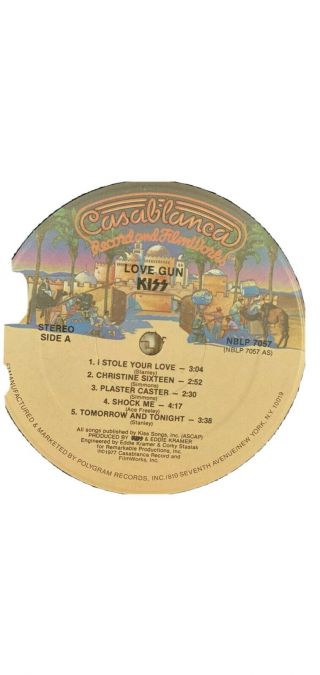 Kiss - Love Gun/vinyl Lp/polygram/vinyl G - /1983 Pressing " 501 "