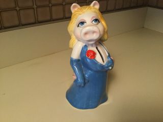 Vintage Muppets Miss Piggy Coin Bank By Sigma - 1980s