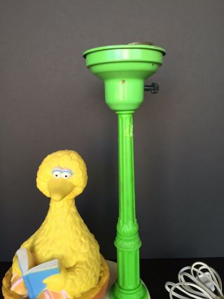 Vintage 1970 ' s Sesame Street Big Bird Table Lamp. 3