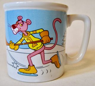Vintage Pink Panther Insp.  Clouseau Sports Mug Ice Hockey Royal Orleans Japan