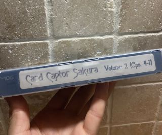 Cardcaptor Sakura Vhs Vol.  2 Video Tape Anime Art Japan Clamp Tv Card Captor