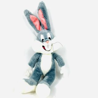 Vintage 1971 Bugs Bunny Warner Bros Cartoon Plush Stuffed Animal 17”