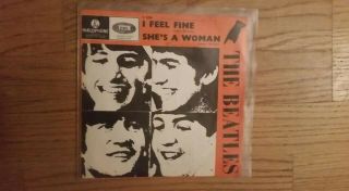 Beatles,  Single,  Sweden,  1964,  I Feel Fine