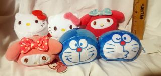 Sanrio Squishy Mascot Ball / Chain Set Of 6 Hello Kitty Japan