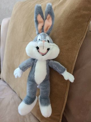 Bugs Bunny Plush 1991 Warner Bros Character 16 " 1610 Mighty Star Stuffed Animal