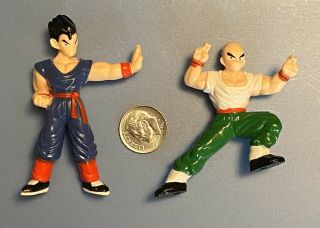 Dragon Ball Z Mini Figures Gohan & Tien 2” 1989 Irwin Dragonball
