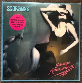 Scorpions - Savage Amusement (vinyl Lp),  1988 Polygram / 832 963 - 1