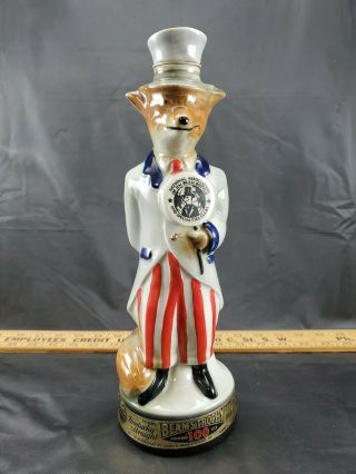 Jim Beam Decanter National Association Of Bottle And Specialties Clubs Fox 1971