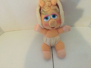 Miss Piggy Baby Christmas 1987 Plush Doll Ms.  Claus Vintage Mcdonald 