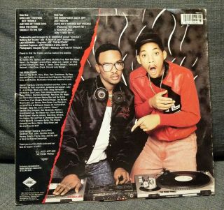 DJ Jazzy Jeff & The Fresh Prince ' Rock The House ' Autographed Vinyl LP 3