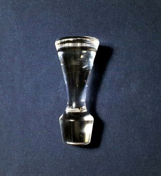 Vintage Large Crystal Glass Bottle Decanter Stopper