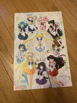 Sailor Moon S Poster Anime Manga Comic Con 18” X 11.  75”