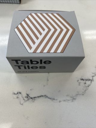 Nib Areaware Table Tiles Optic White