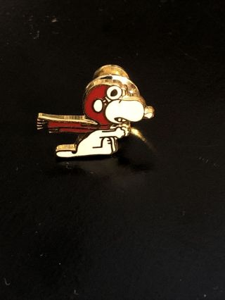 Peanuts Snoopy “red Baron” Vintage Lapel Pin