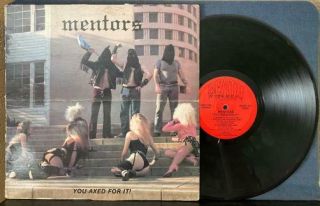 Mentors You Axed For It Orig 1985 Death 1st Press Lp Quiex Audiophile Metal