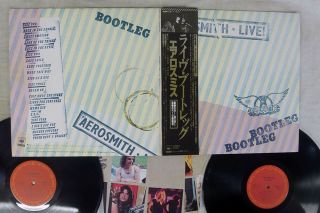 Aerosmith Live Bootleg Cbs/sony 40ap 1170,  1 Japan Obi Vinyl 2lp