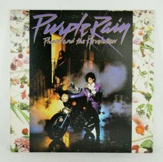 Prince And The Revolution Purple Rain Soundtrack With Poster 12 " Lp Vinyl Record