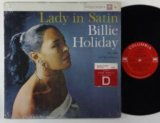 Billie Holiday " Lady In Satin " Jazz Lp Columbia 1157 Mono Dg
