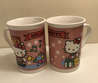 Hello Kitty Christmas Mug Set Of 2 Pink