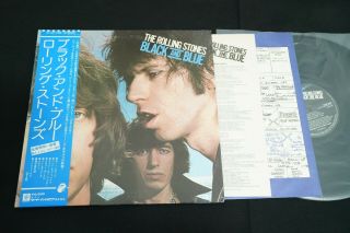 The Rolling Stones - Black And Blue - Japan Vinyl Lp Obi Gatefold P - 10174s