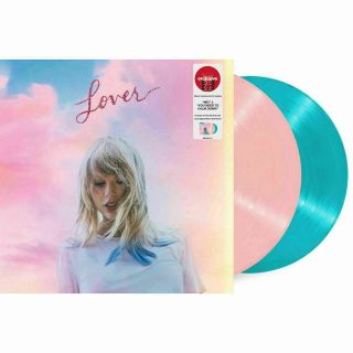 Taylor Swift - Lover 12 " 2lp Exclusive Pink & Tea Colored Vinyl - New/sealed