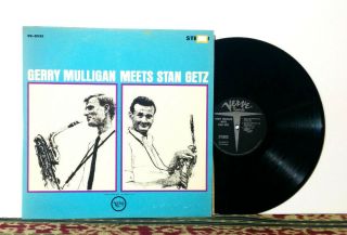 Gerry Mulligan Meets Stan Getz,  Lp 1963 - Verve Jazz - Vg,  Vinyl