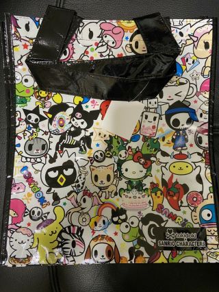 Nwt Tokidoki For Hello Kitty Sanrio Characters Recycle Shopping Bag Tote