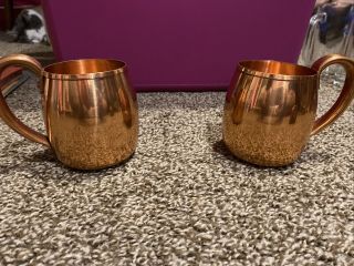 Vintage Copper Moscow Mule Mugs
