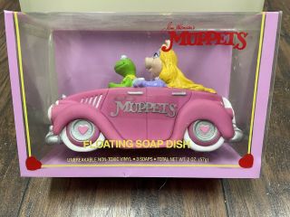 1989 Muppets - Miss Piggy & Kermit The Frog Floating Soap Dish
