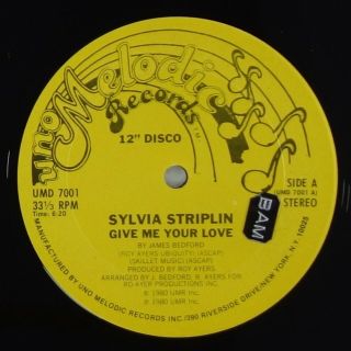 Sylvia Striplin " Give Me Your Love " 12 " Melodisc Hear