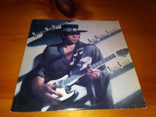 Stevie Ray Vaughan And Double Trouble ‎texas Flood Epic Vinyl Record Lp 1983