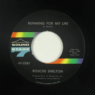 Northern Soul 45 - Roscoe Shelton - Running For My Life - Sound Stage 7 - Mp3