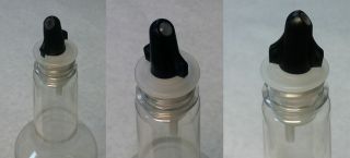 Twist & Close Pour Spout Plastic Liquor Bottle Flair Pourers Each