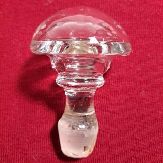 Vintage Blown Glass Wine Liquor Decanter Bottle Stopper Top Only
