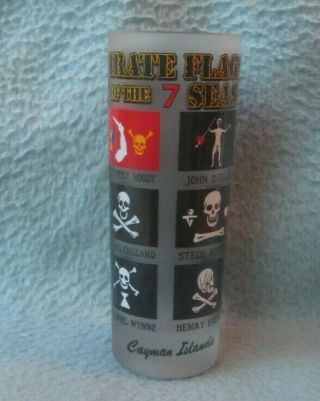 Pirate Flags Of The 7 Seas Cayman Islands Shot Glass