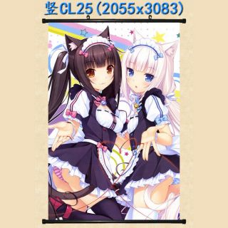 Japan Anime Nekopara Chocolat Vanilla Home Decor Wall Scroll Poster 50x70cm D545