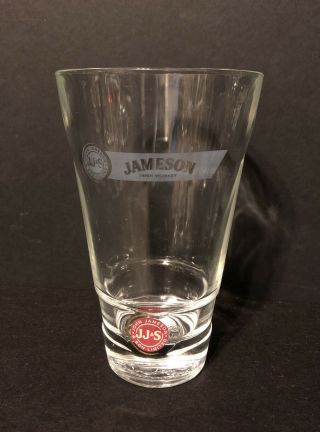 Jj&s John Jameson & Son Ltd.  Irish Whiskey 5 1/2 " Tall Rocks Glass - Red Label