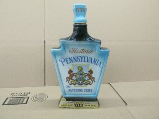 Jim Beam 1776 Historic Pennsylvania The Keystone State Whiskey Decanter Bottle