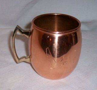 Grey Goose Vodka Copper Beer Mug Cup With Handle Moscow Mule Fly Beyond