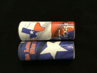 4” Tall Texas Souvenir The Lone Star State Tall Shooter Shot Glass Set of 2 2