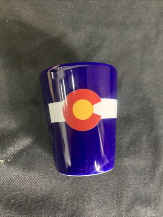 Colorado Shot Glass State Flag Co