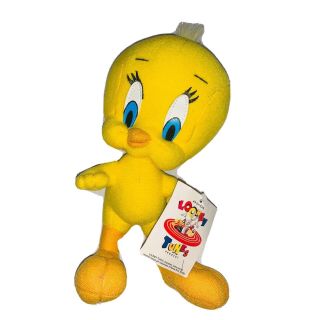 Looney Tunes Tweety Bird 10” Vintage Stuffed Plush With Tags 1996 Yellow Ace