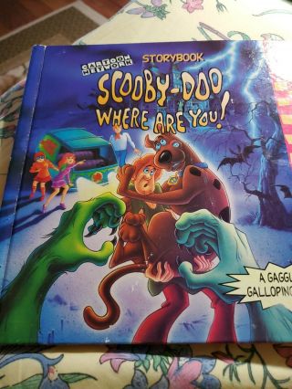 Scooby - Doo Where Are You Book,  A Gaggle Of Galloping Ghosts 1997 Rare Shp
