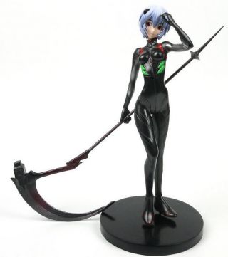 Anime Neon Genesis Evangelion Eva Rei Ayanami Black Plugsuit Ver.  Pvc Figure Toy