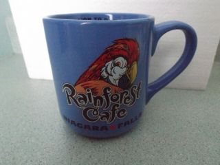 Rainforest Cafe Niagara Falls Parrot Image Coffee Mug Cup Large Over Sized